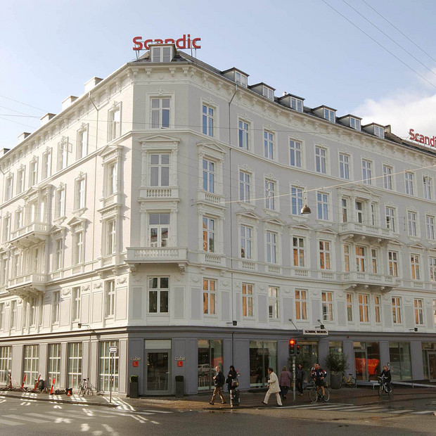 Large hotel building