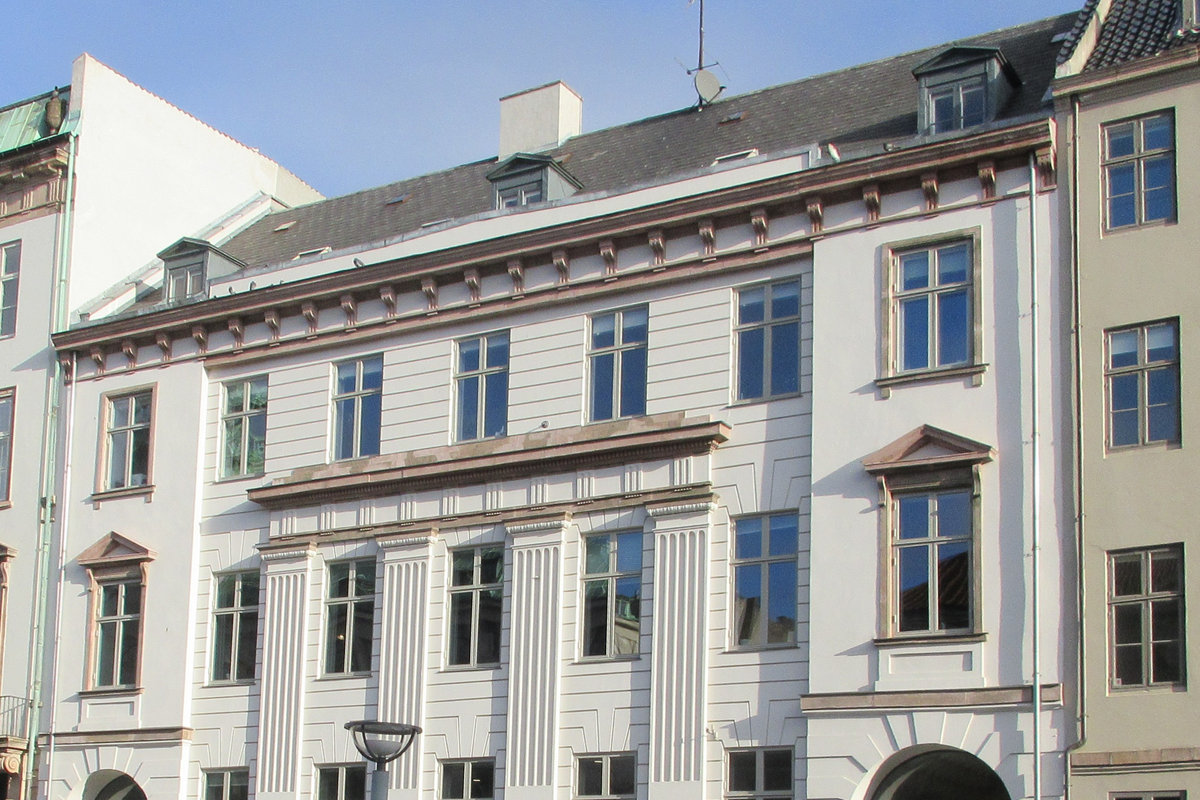 Large, white building