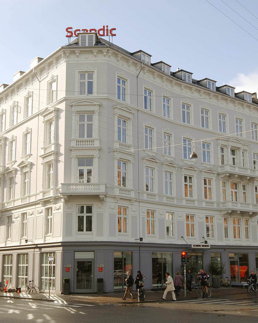 Large hotel building