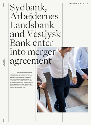 Sydbank, Arbejdernes Landsbank and Vestjysk Bank enter into merger agreement